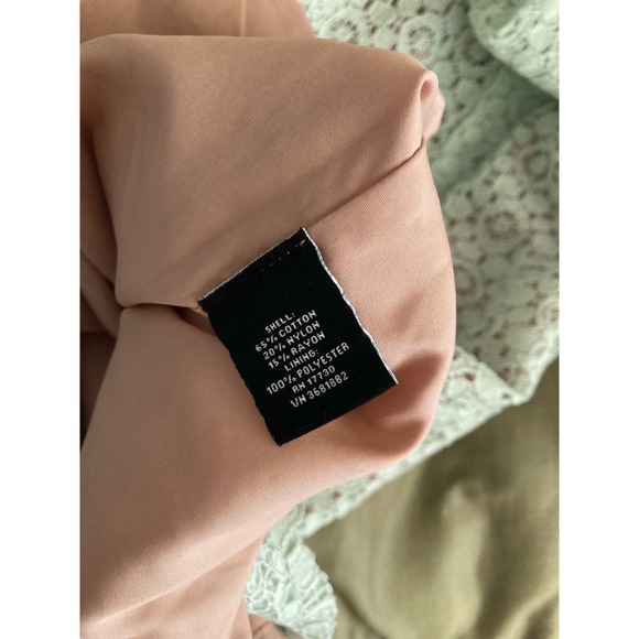 Victoria Beckham For Target Women's Dress Size XS Mint Green Lace Over Lay - Picture 7 of 8